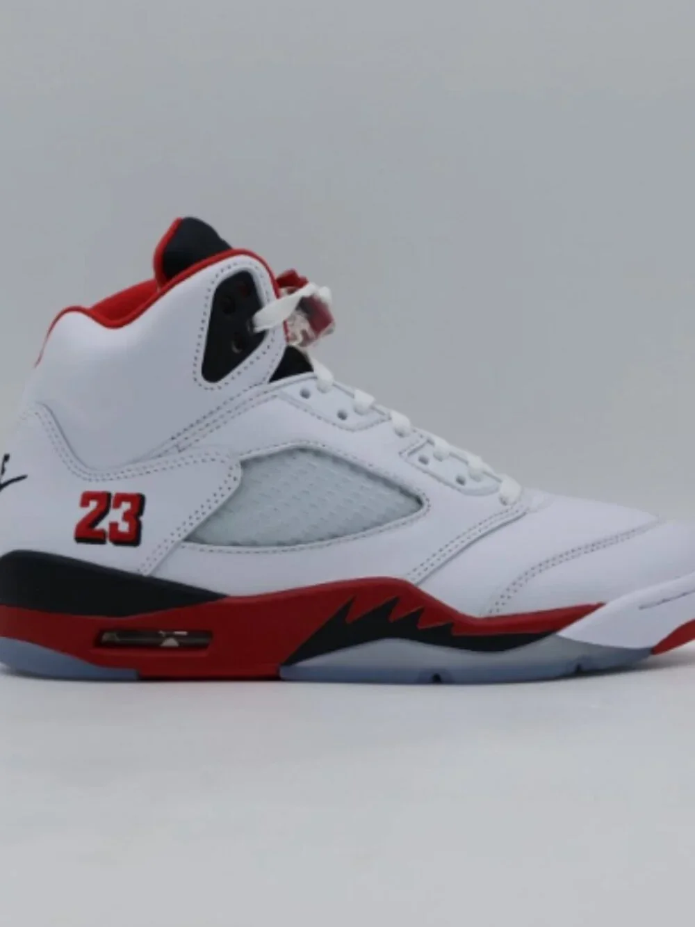 Nike Air Jordan 5 Retro OG Fire Red Black Tongue